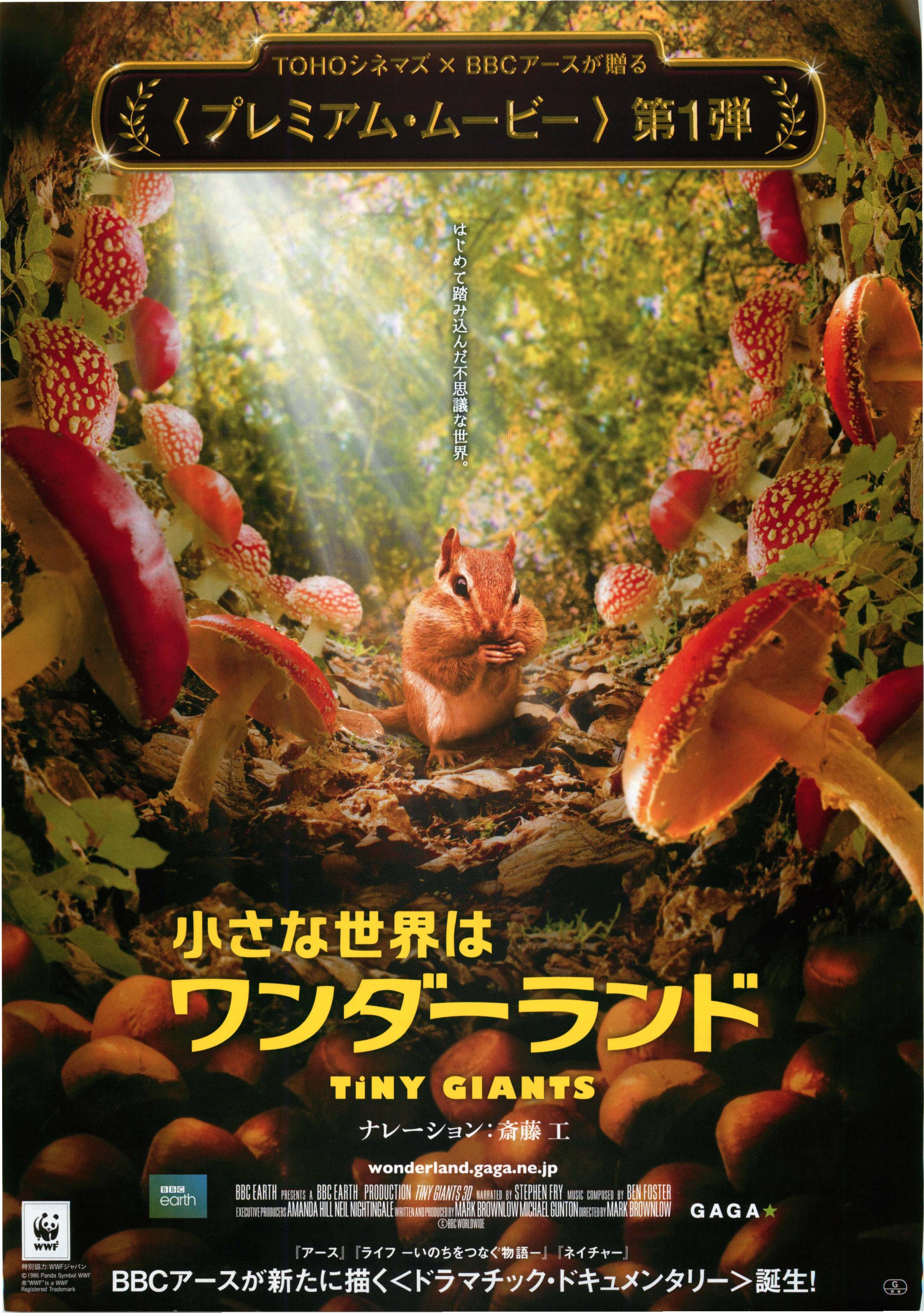 Tiny Giants Japanese Anime Chirashi Mini Ad-Flyer Poster 2014