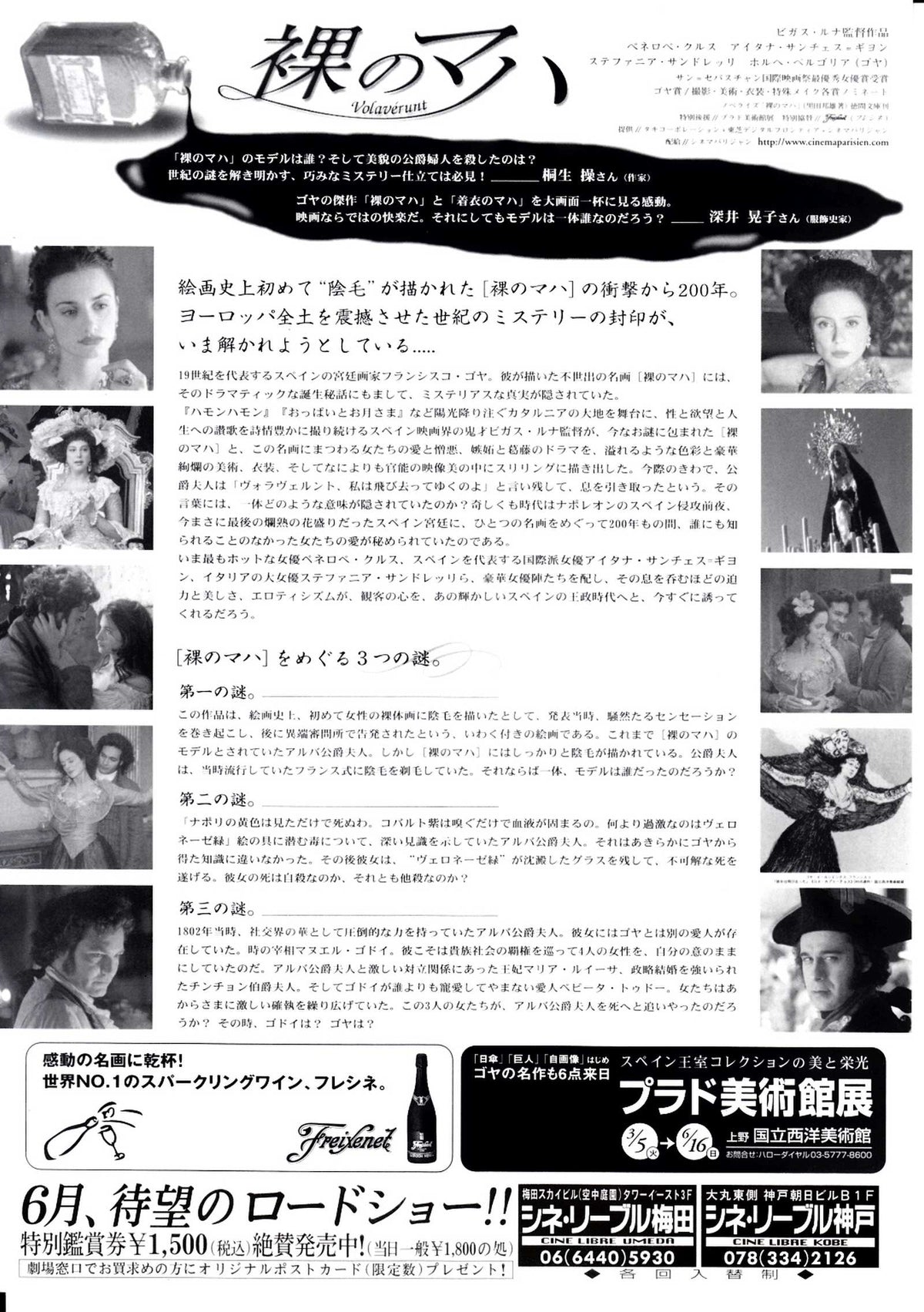 Volaverunt Japanese Chirashi Mini Ad-Flyer Poster 1999 Bigas Luna