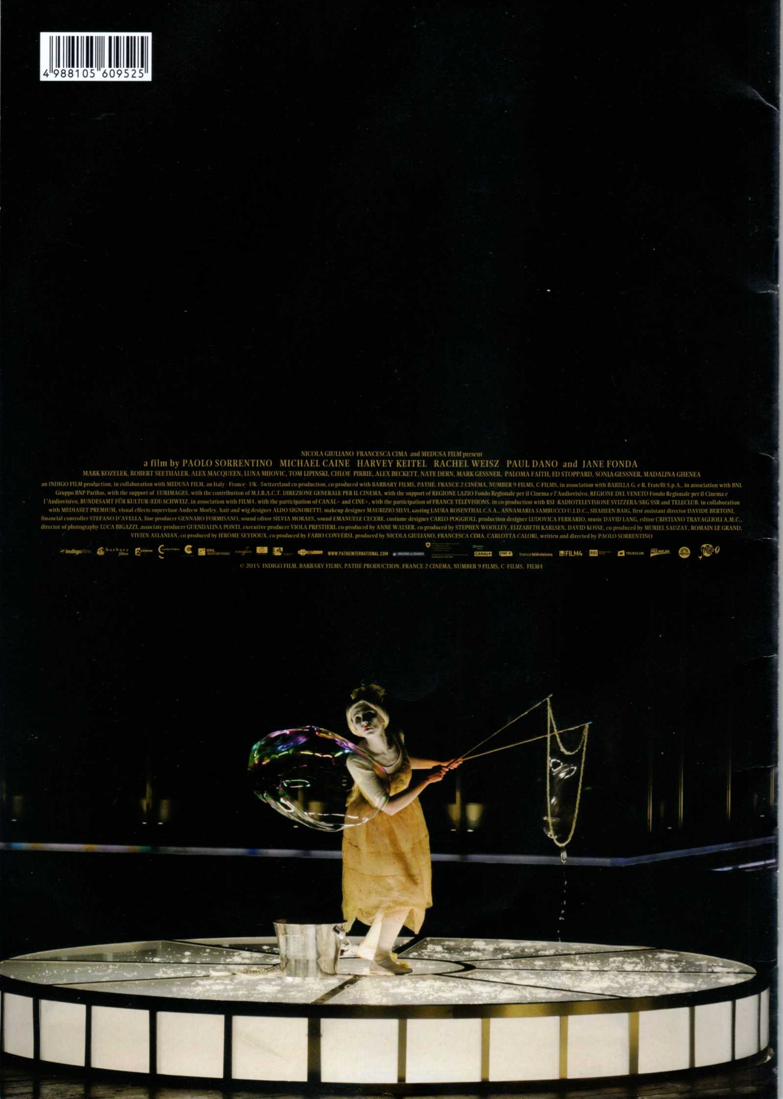 Youth Japanese Movie Program Pamphlet 2015 Sorrentino
