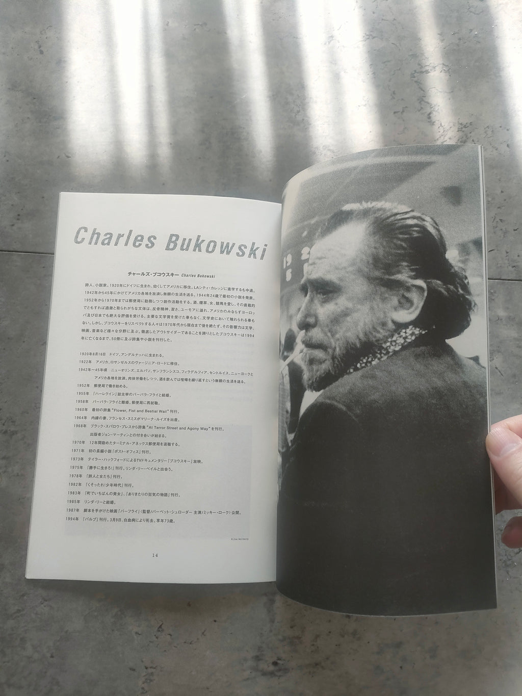 Factotum Japanese Movie Program Pamphlet 2005 Bukowski Dillon
