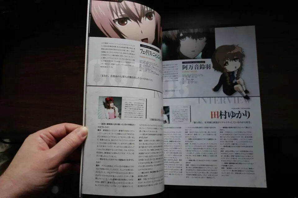 Steins Gate Japanese Anime Movie Program Pamphlet 2013