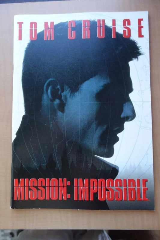 Mission Impossible Japanese Movie Program Pamphlet 1996
