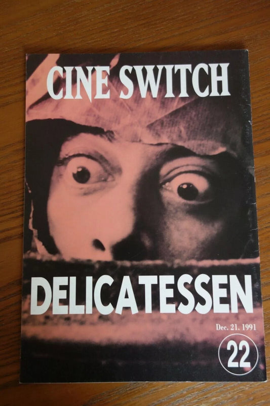 Delicatessen Japanese Movie Program Pamphlet 1991 Jeunet Caro