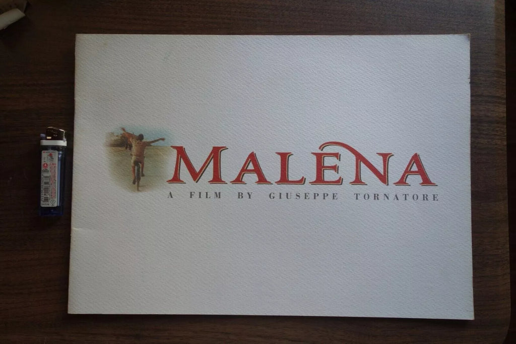 Malena Japanese Film Movie Program Pamphlet 2000 Tornatore Bellucci