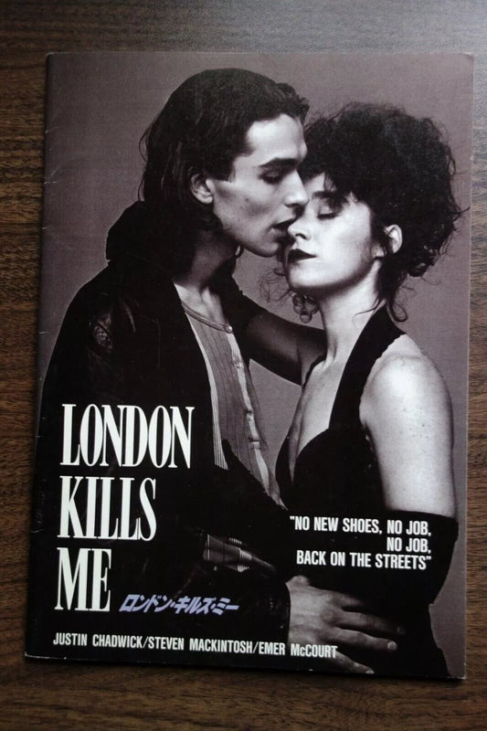 London Kills Me Japanese Film Movie Program Pamphlet 1991