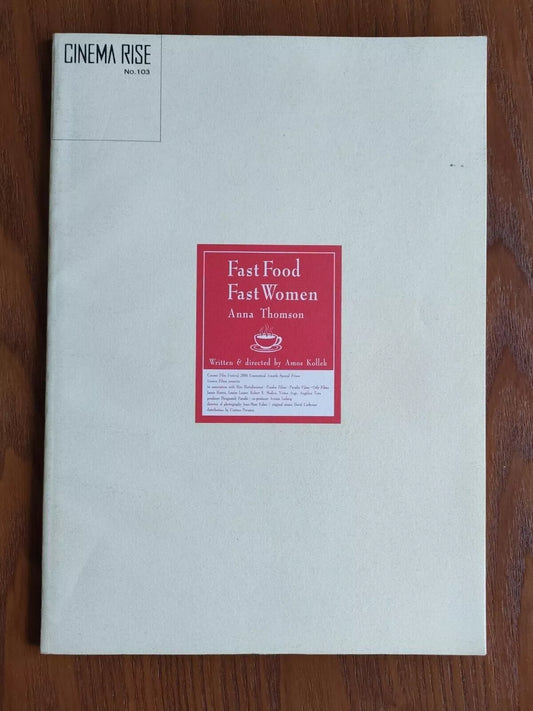 Fast Food Fast Women Japanese Movie Program Pamphlet 2000