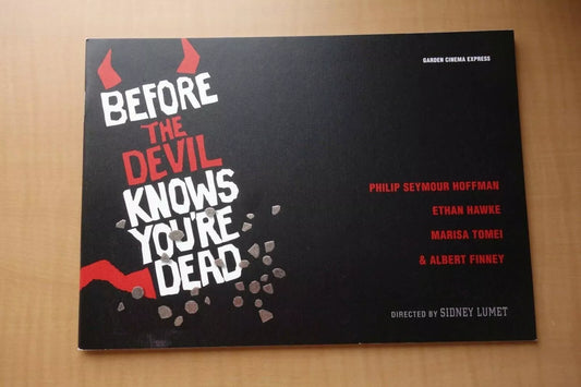 Before The Devil Knows You're Dead Japanese Movie Program Pamphlet 2007