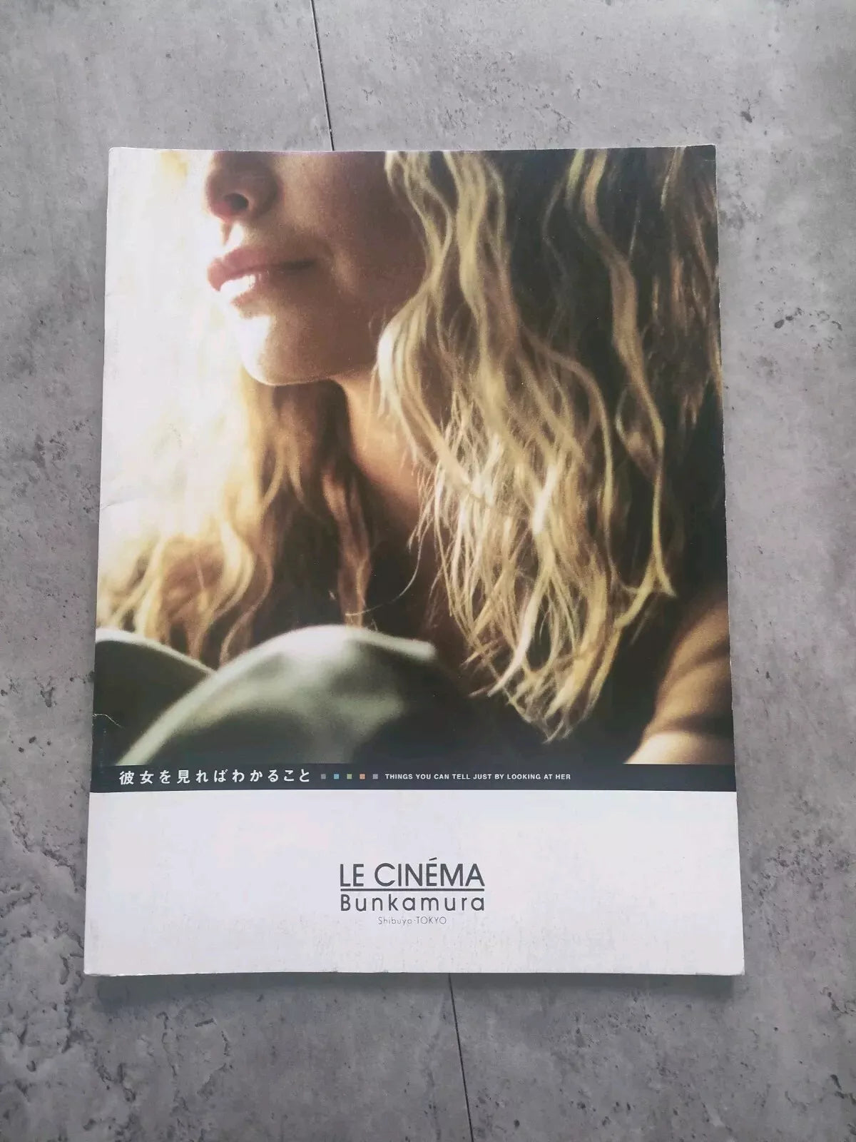 Things You Can Tell Just By Looking At Her Japanese Movie Program Pamphlet 2000