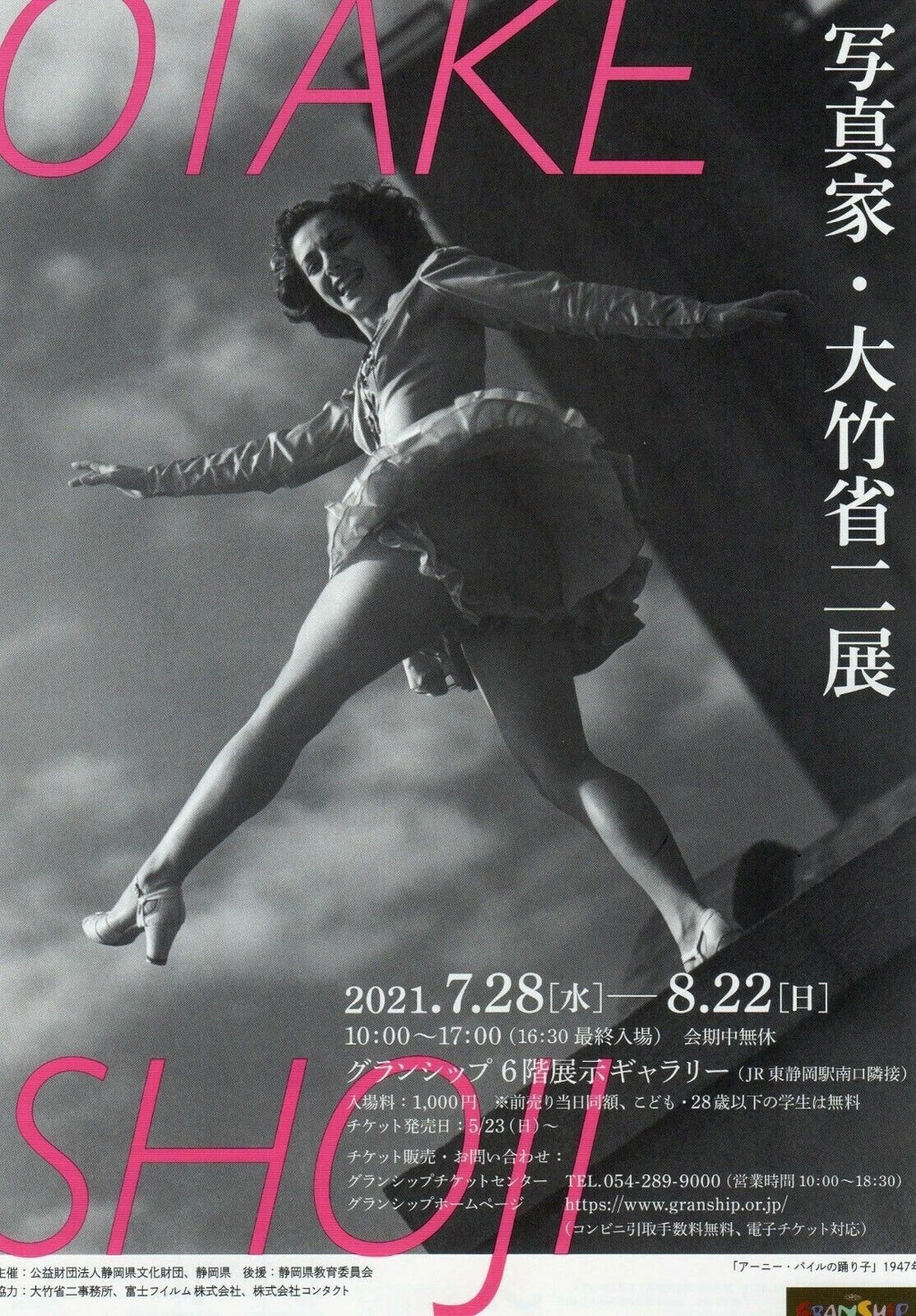 Shoji Otake Exhibition Japanese Chirashi Mini Ad-Flyer Poster 2021 A4