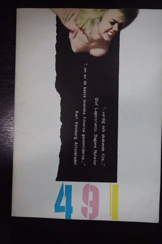 491 Japanese Movie Program Pamphlet 1964