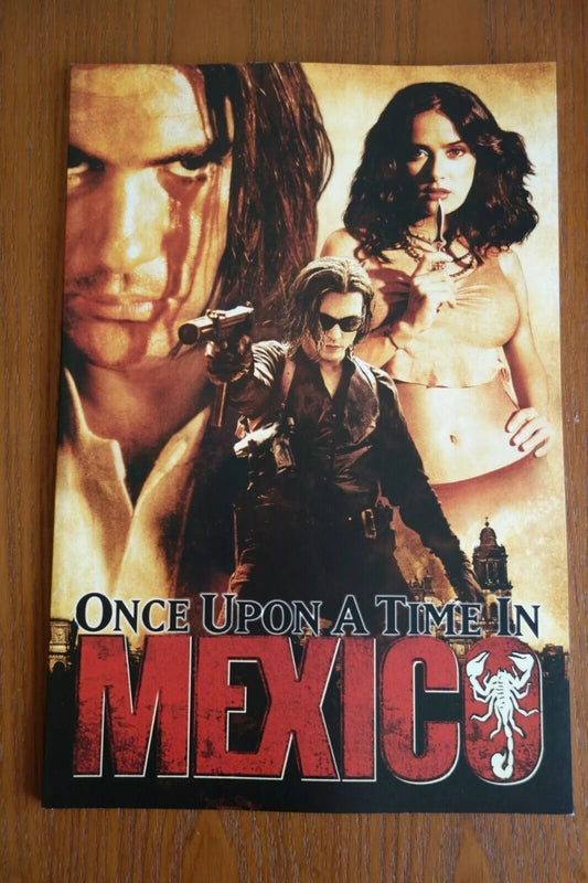 Once Upon A Time In Mexico Japanese Movie Program Pamphlet 2003 Depp Rodriguez