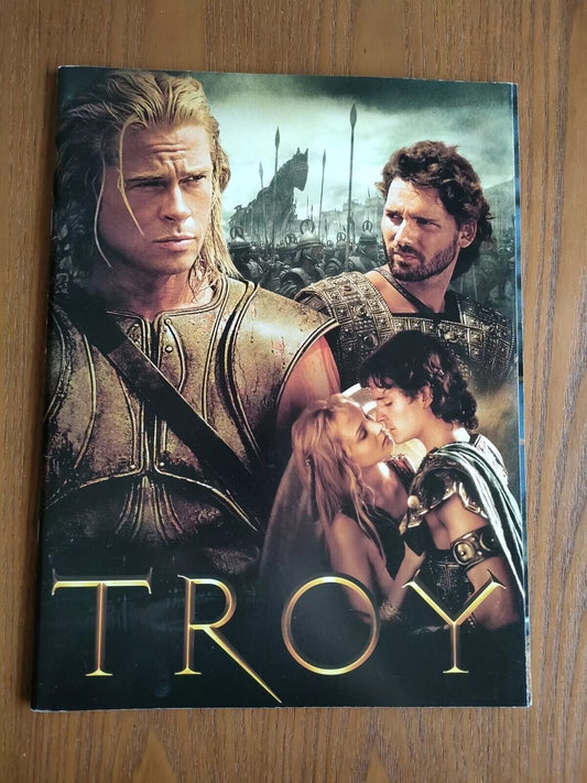 Troy Japanese Movie Program Pamphlet 2004 Pitt Bloom