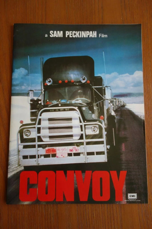 Convoy Japanese Movie Program Pamphlet 1978 Peckinpah