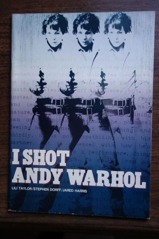 I Shot Andy Warhol Japanese Film Movie Program Pamphlet 1996