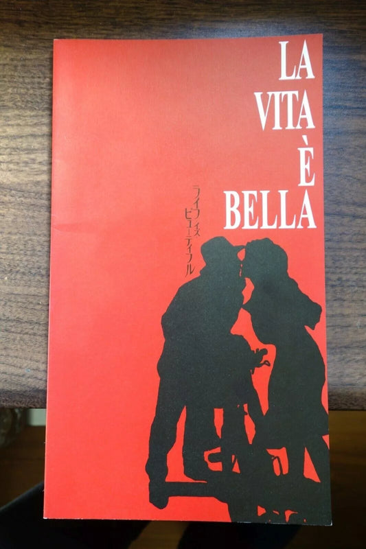 Life Is Beautiful - La Vita É Bella Japanese Movie Program Pamphlet 1997 Benigni