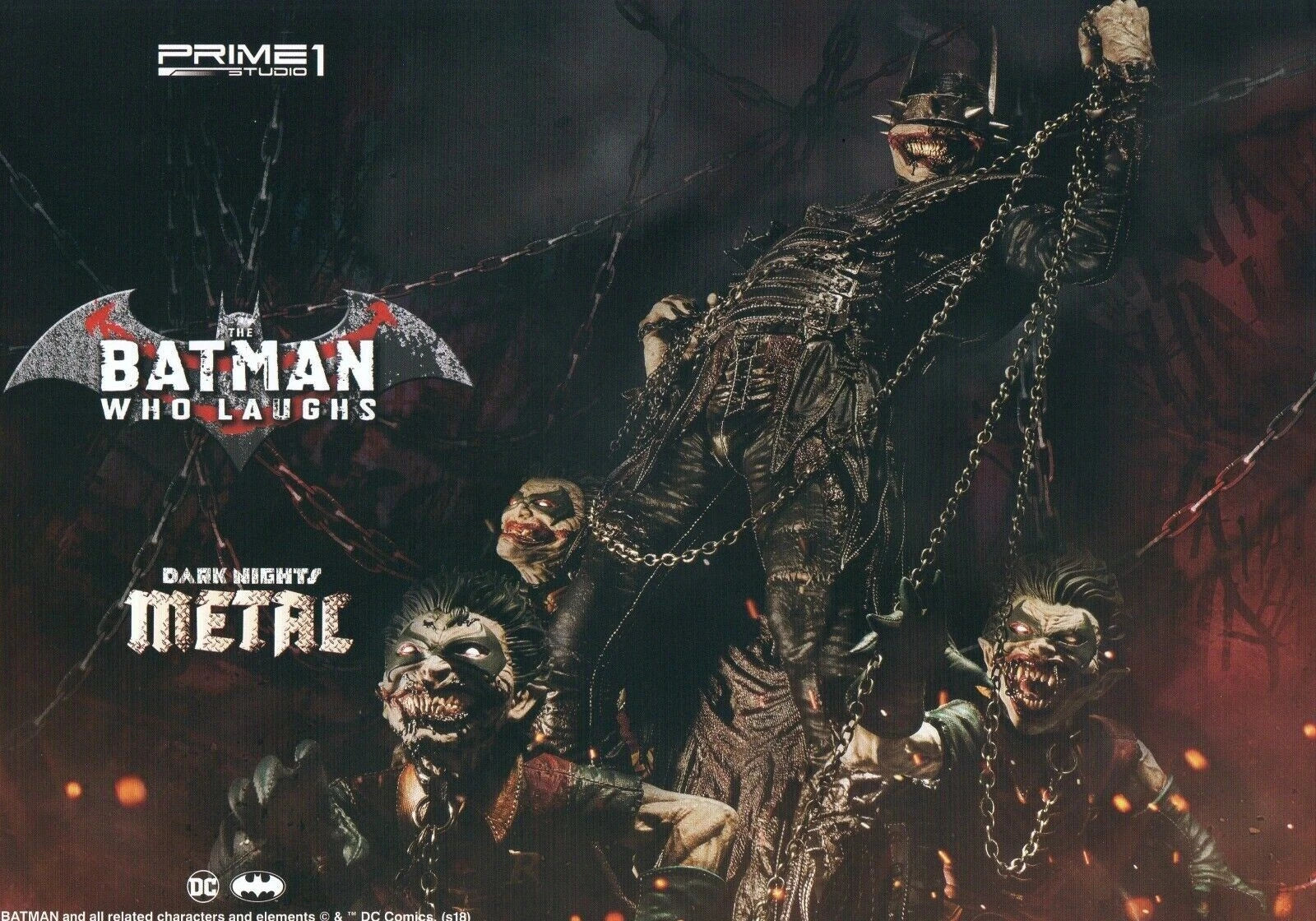 Batman Who Laughs Japanese Anime Chirashi Mini Ad-Flyer Poster A4