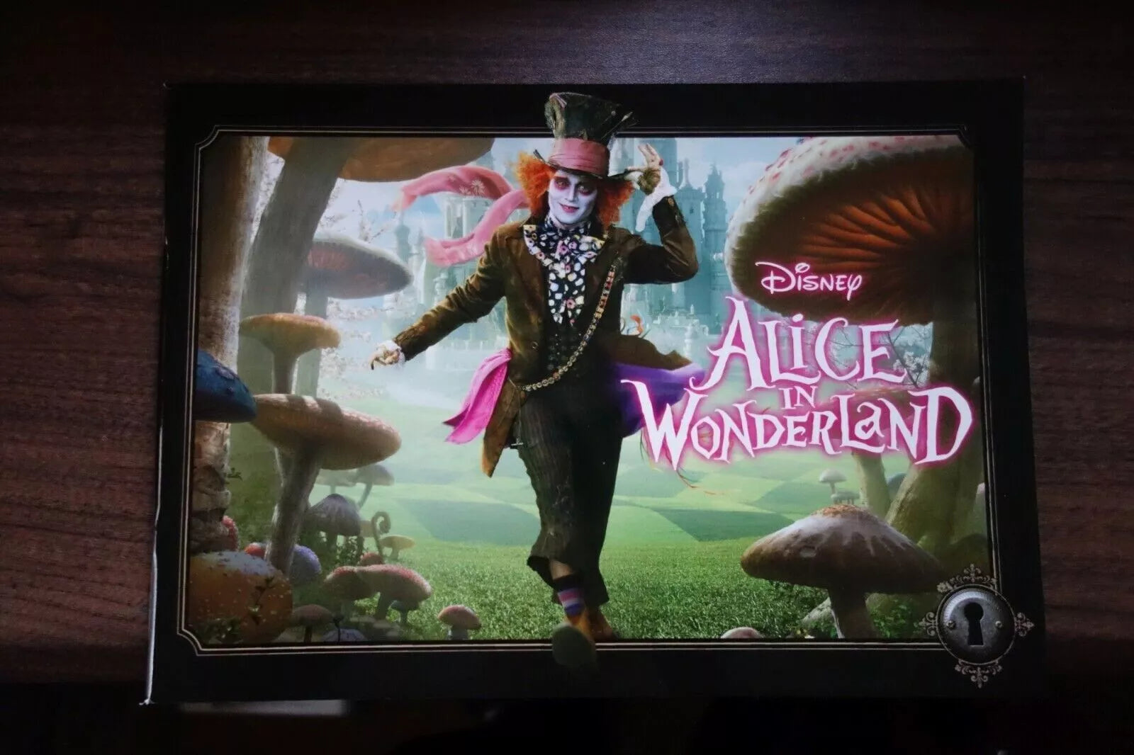 Alice In Wonderland Japanese Movie Program Pamphlet 2010 Depp Burton