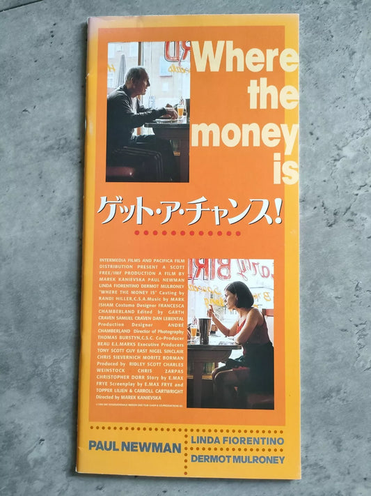 Where The Money Is Japanese Movie Program Pamphlet 2000