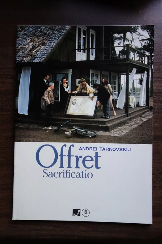 The Sacrifice Japanese Film Movie Program Pamphlet 1986 Tarkovsky