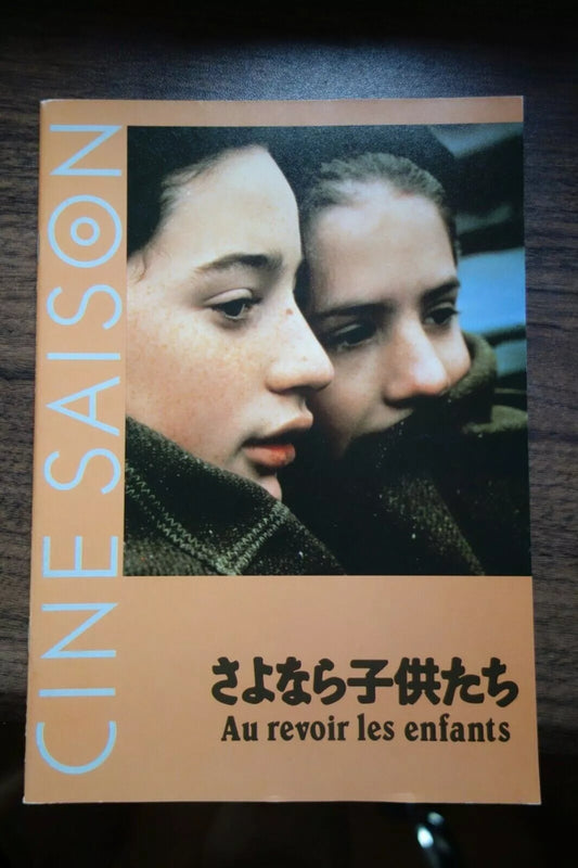 Au Revoir Les Enfants Japanese Movie Program Pamphlet 1987 Louis Malle