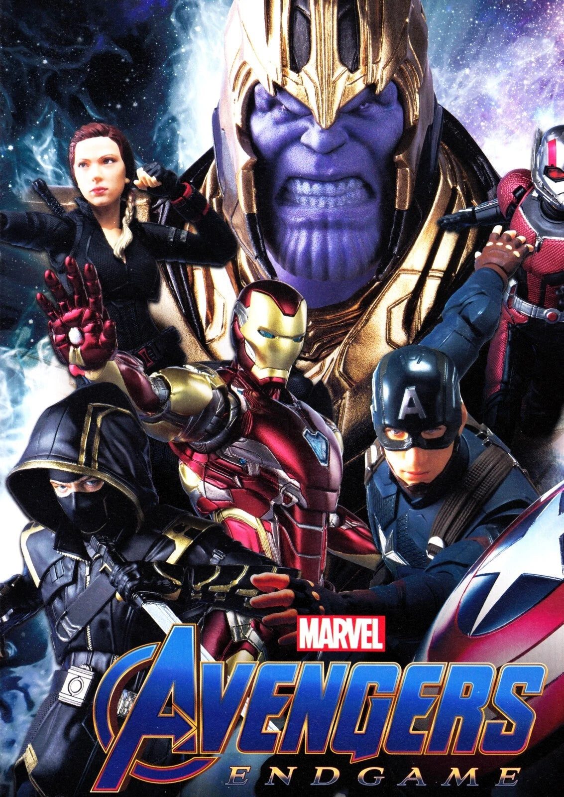 Avengers Endgame Japanese Chirashi Mini Ad-Flyer Poster 2019 Figure A4