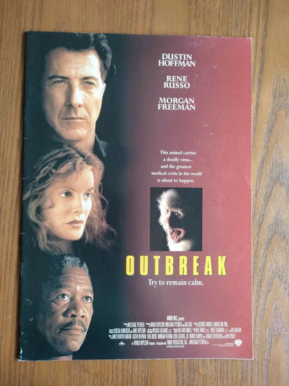 Outbreak Japanese Movie Program Pamphlet 1995