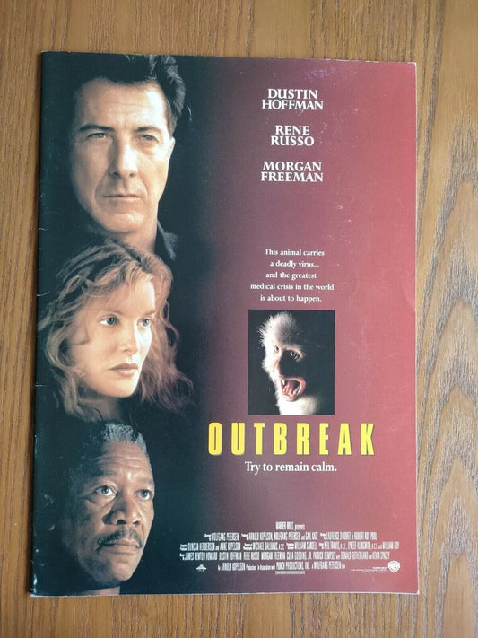 Outbreak Japanese Movie Program Pamphlet 1995
