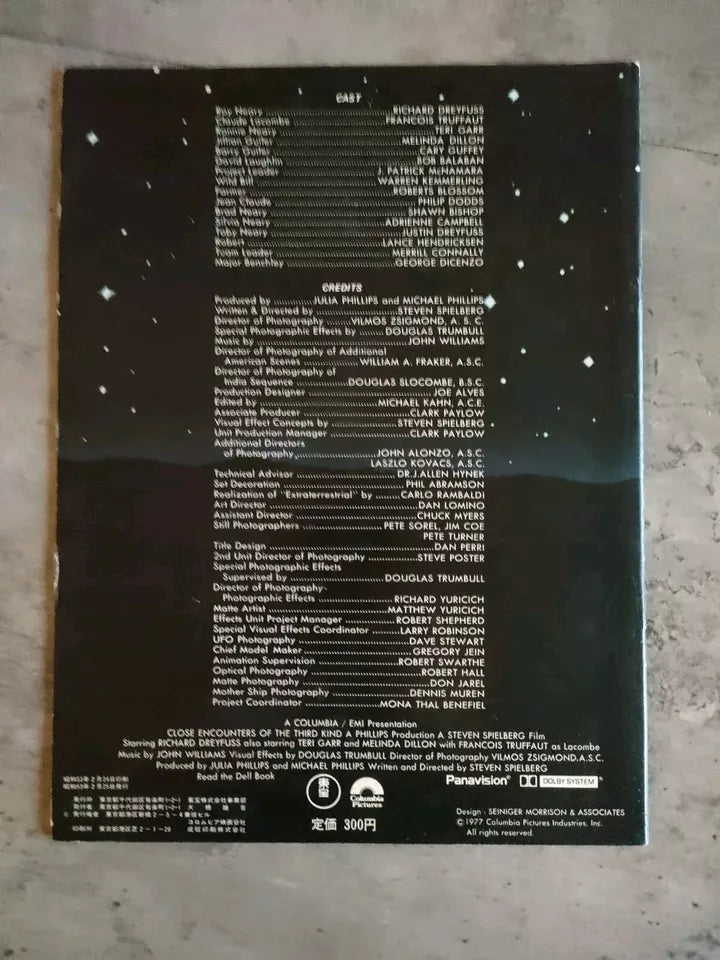 Close Encounters of The Third Kind Japanese Movie Program Pamphlet 1977