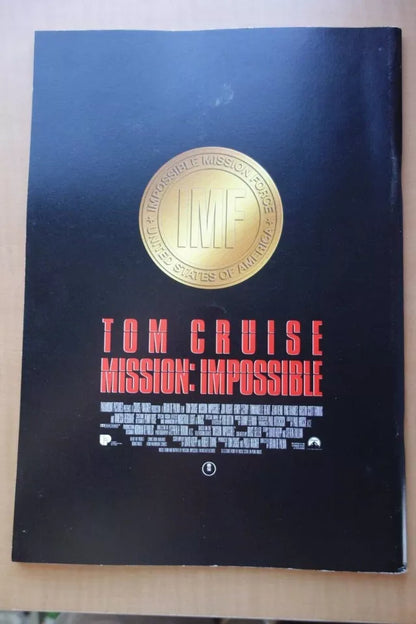Mission Impossible Japanese Movie Program Pamphlet 1996