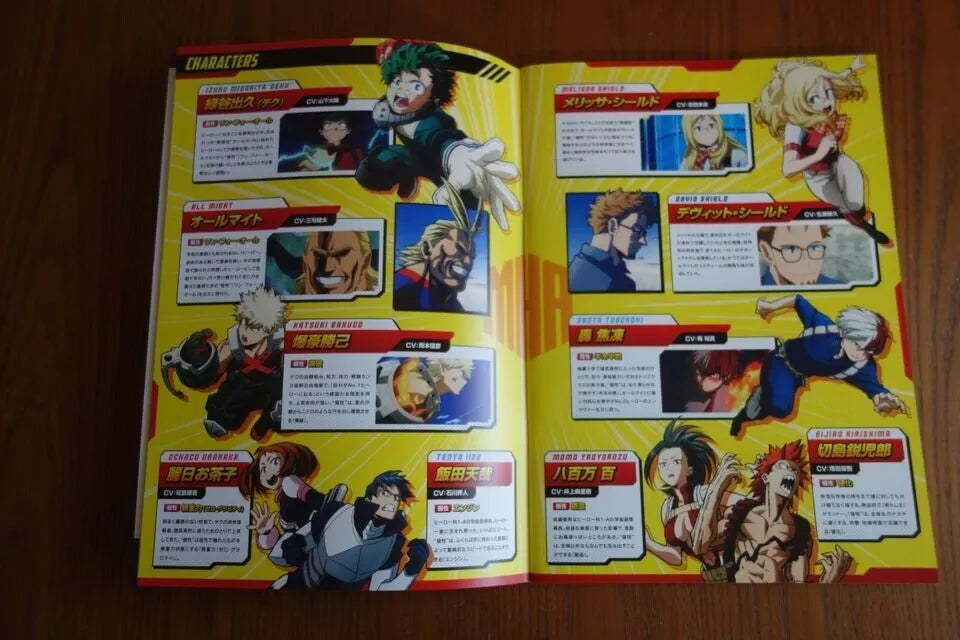 My Hero Two Heroes Academia Japanese Anime Movie Program Pamphlet 2018