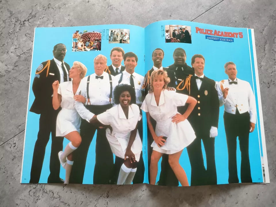Police Academy 5 Japanese Movie Program Pamphlet 1988