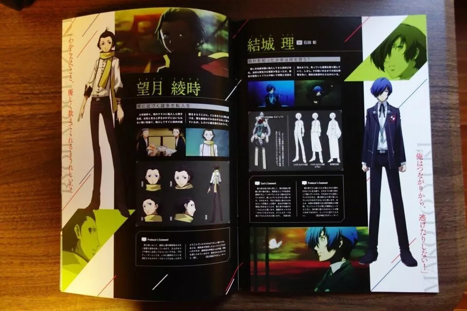 Persona 3 Falling Down Japanese Anime Movie Program Pamphlet 2015