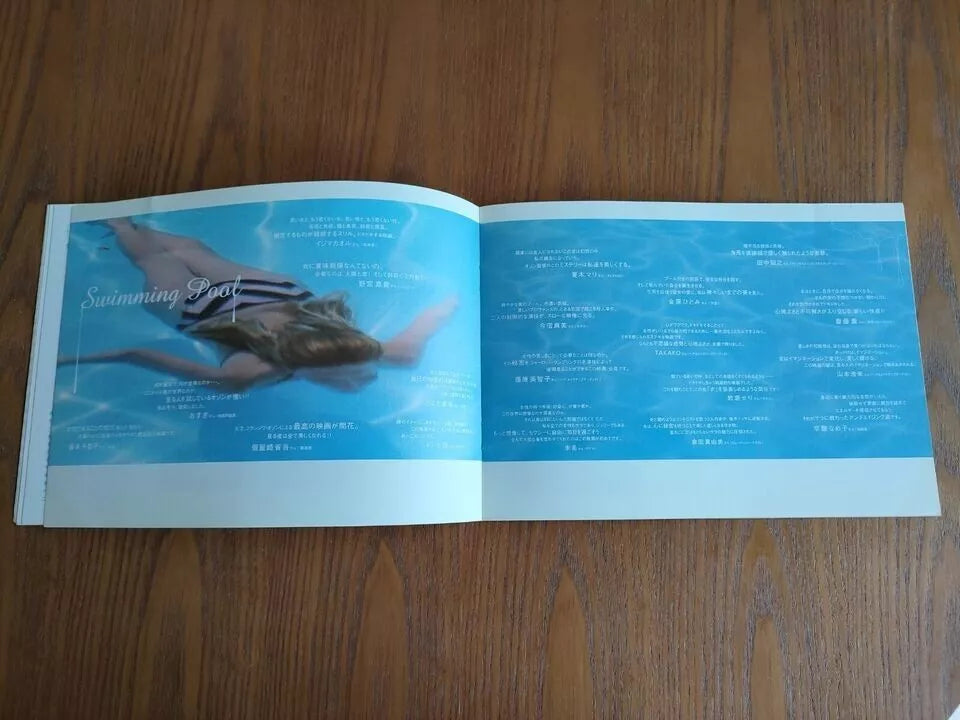 Swimming Pool Japanese Movie Program Pamphlet 2003