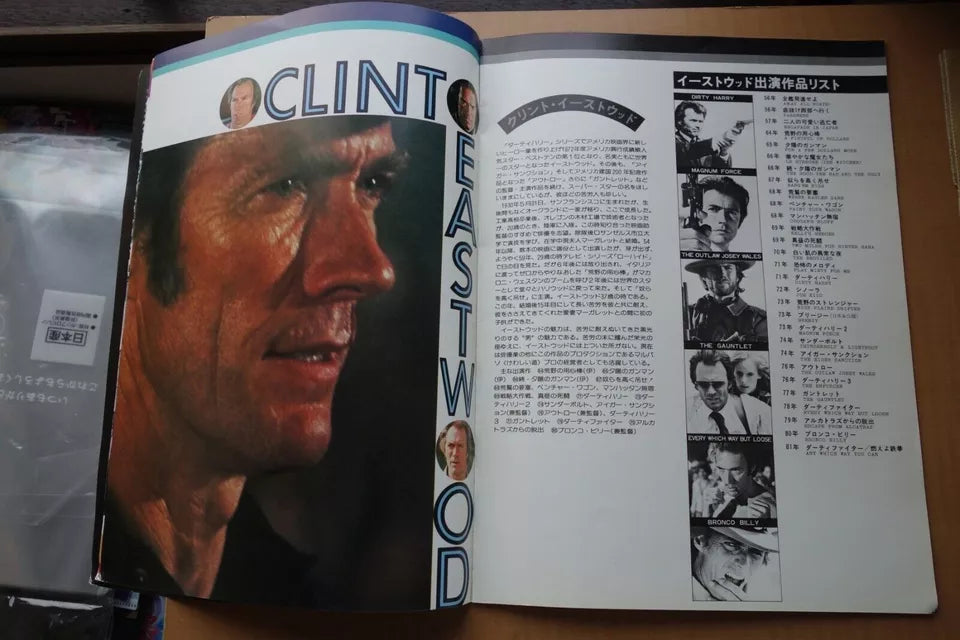 Any Which Way You Can Japanese Fim Movie Pamphlet Program 1980 Clint Eastwood
