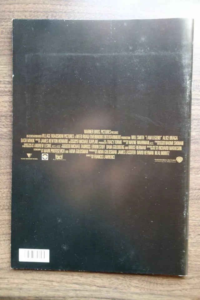 I Am Legend Japanese Film Movie Program Pamphlet 2007