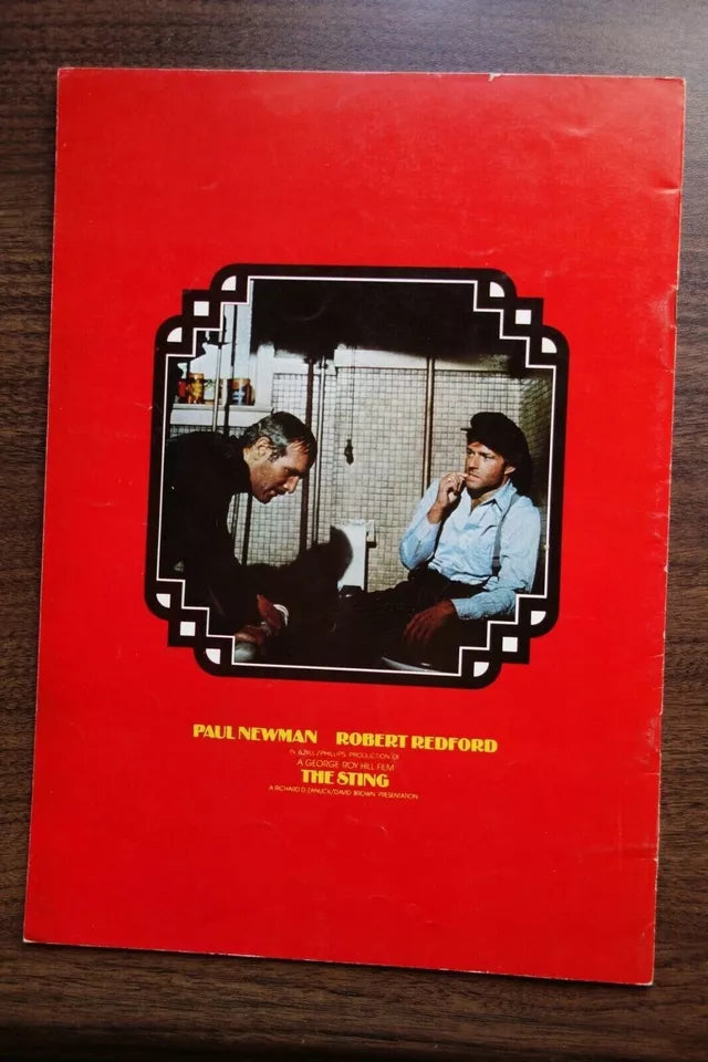 The Sting Japanese Film Movie Program Pamphlet 1973