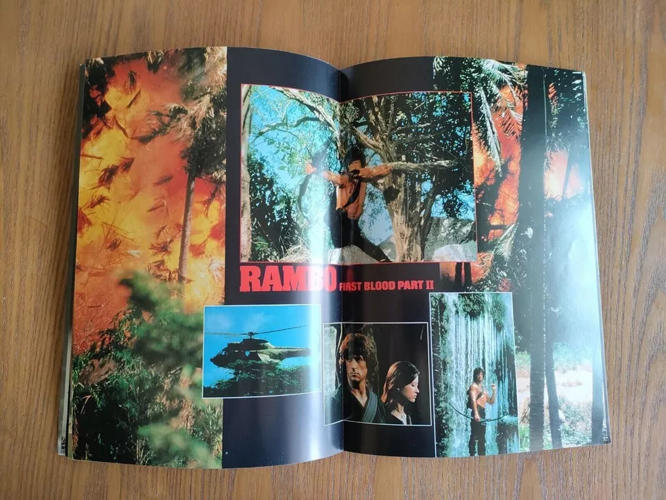 Rambo First Blood Part 2 Japanese Movie Program Pamphlet 1985