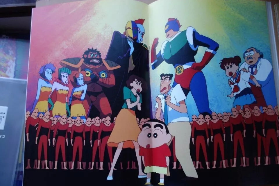 Crayon Shinchan Japanese Anime Movie Program Pamphlet 1993