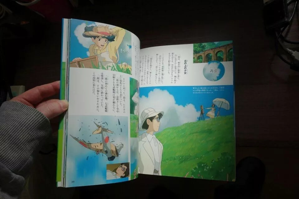 The Wind Rises Japanese Anime Movie Art Book Pamphlet 2013 Miyazaki Ghibli