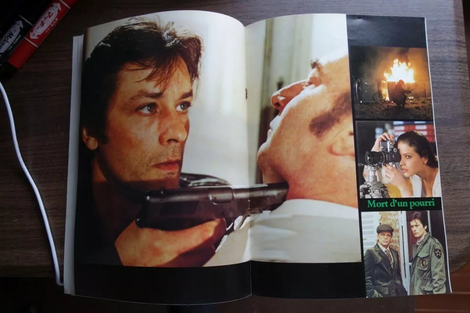 Death of A Corrupt Man Japanese Film Movie Program Pamphlet 1977 Delon Muti