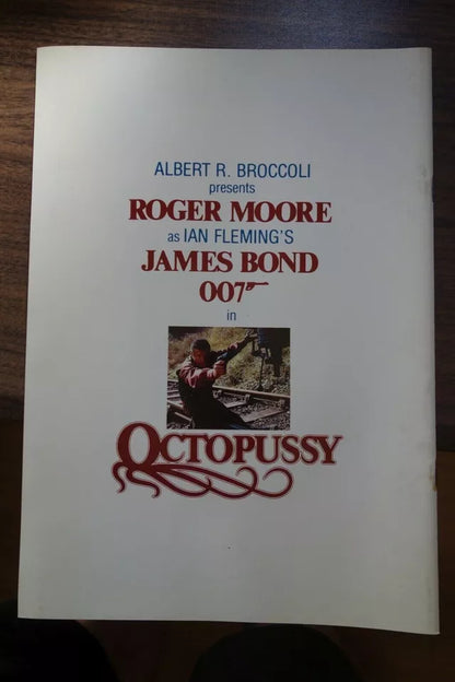 007 Octopussy Japanese Movie Program Pamphlet 1983 James Bond