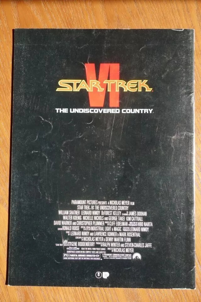 Star Trek Undiscovered Country Japanese Movie Program Pamphlet 1991