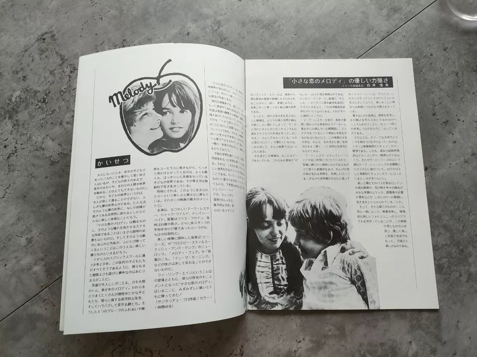 Melody Japanese Movie Program Pamphlet 1971