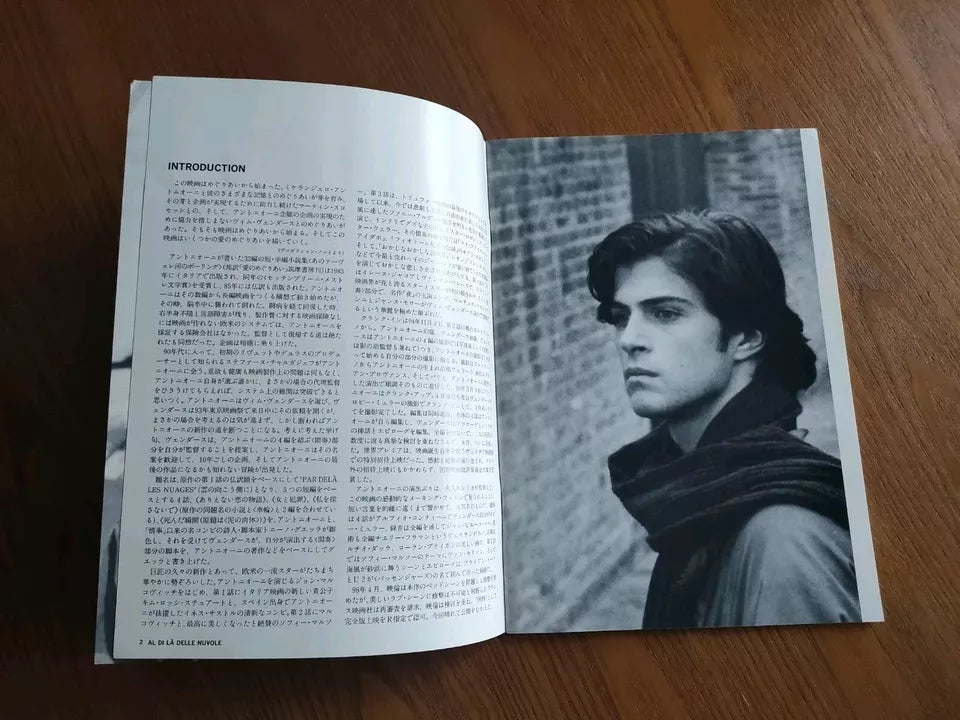 Al Di La Delle Nuvole Japanese Movie Program Pamphlet 1995 Wenders Antonioni