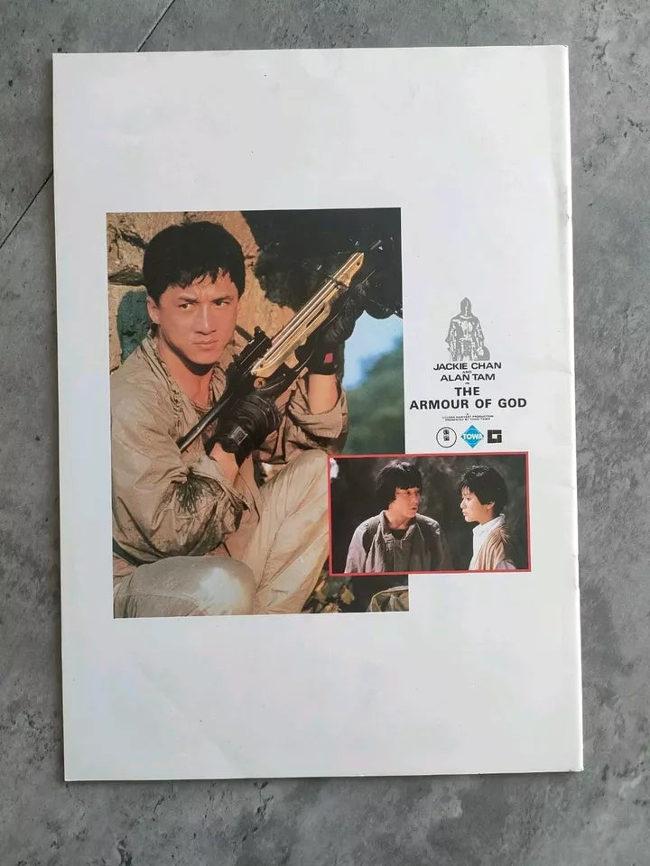 Armour of God Japanese Movie Program Pamphlet 1986 Jackie Chan