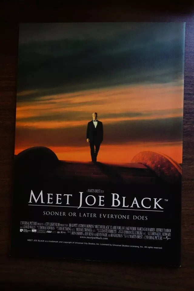 Meet Joe Black Japanese Movie Program Pamphlet 1998