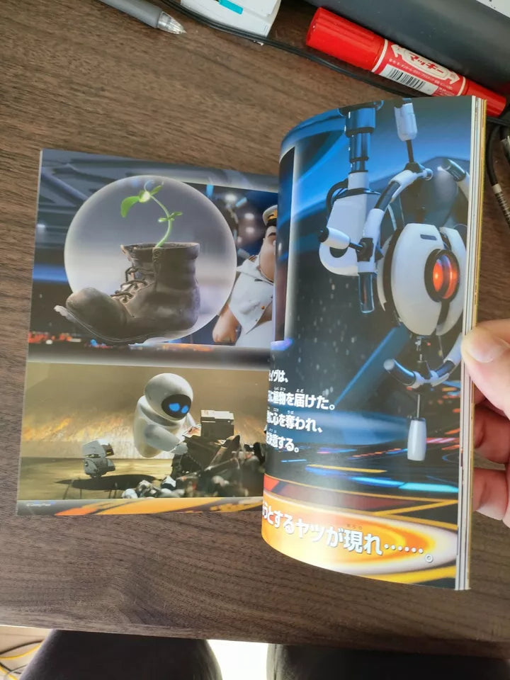 Wall-E Japanese Anime Movie Program Pamphlet 2008 Disney Pixar