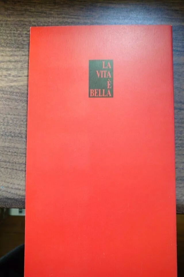 Life Is Beautiful - La Vita É Bella Japanese Movie Program Pamphlet 1997 Benigni
