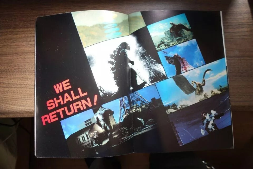 Godzilla Japanese Movie Program Pamphlet 1983