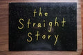 The Straight Story Japanese Film Movie Program Pamphlet 1999 David Lynch